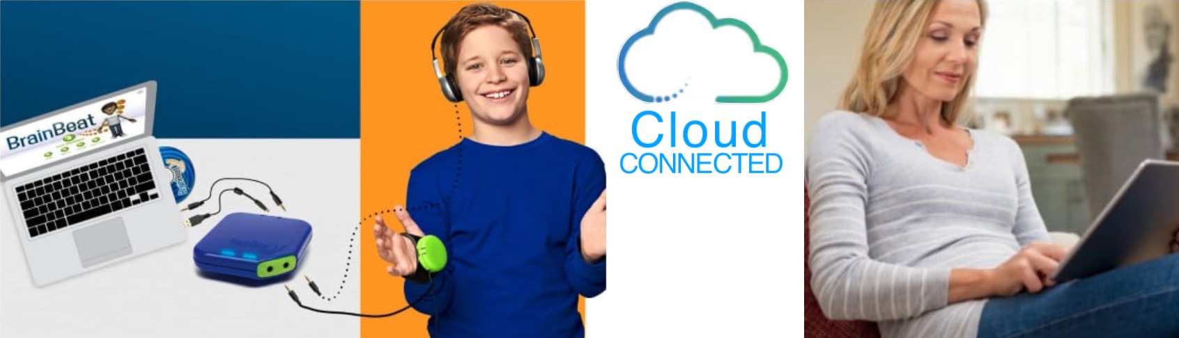 BrainBeat Cloud connecting student sing BrainBeat with his Parent