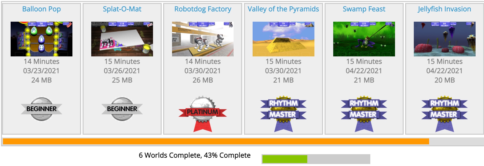 Game Progress Tracker